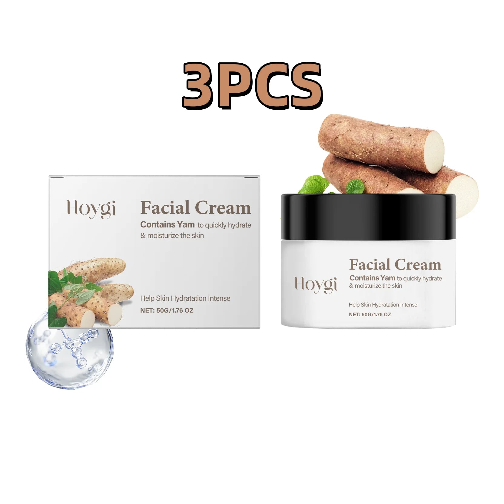 Yam Face Cream Moisturizing & Brightening