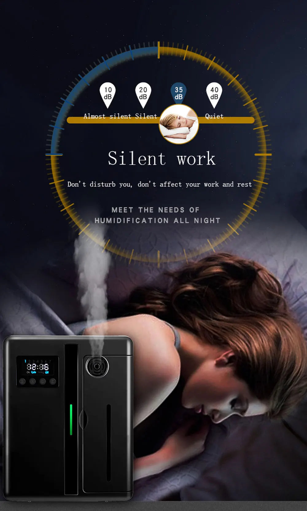 Wall-Mounted Scent Machine Aroma Diffuser 160ml
