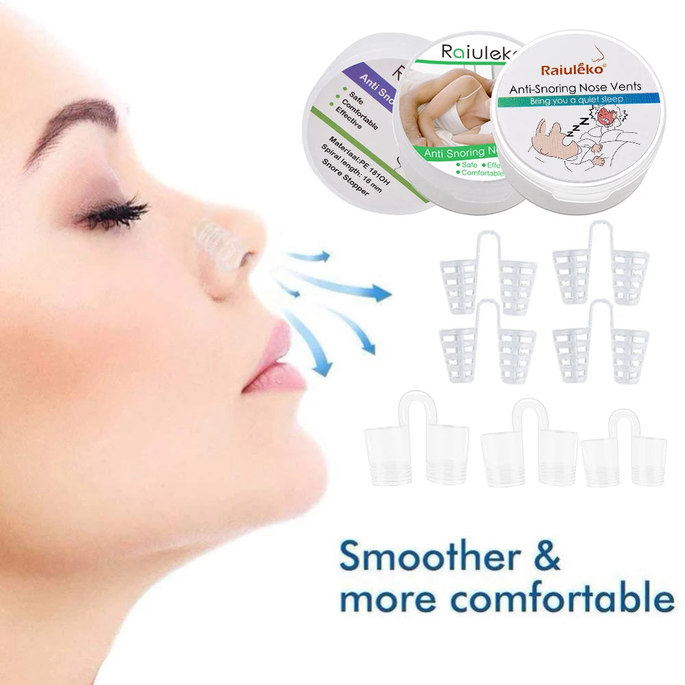 3/4PCS Professional Anti-Snoring Devices Set
