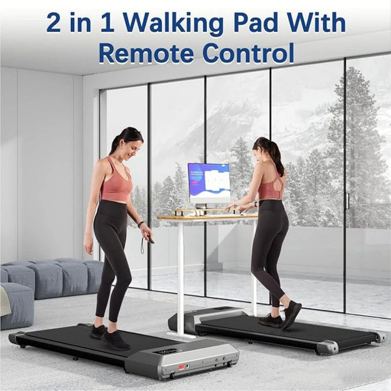 2.5HP 2-in-1 Treadmill Walking Pad (300lbs)