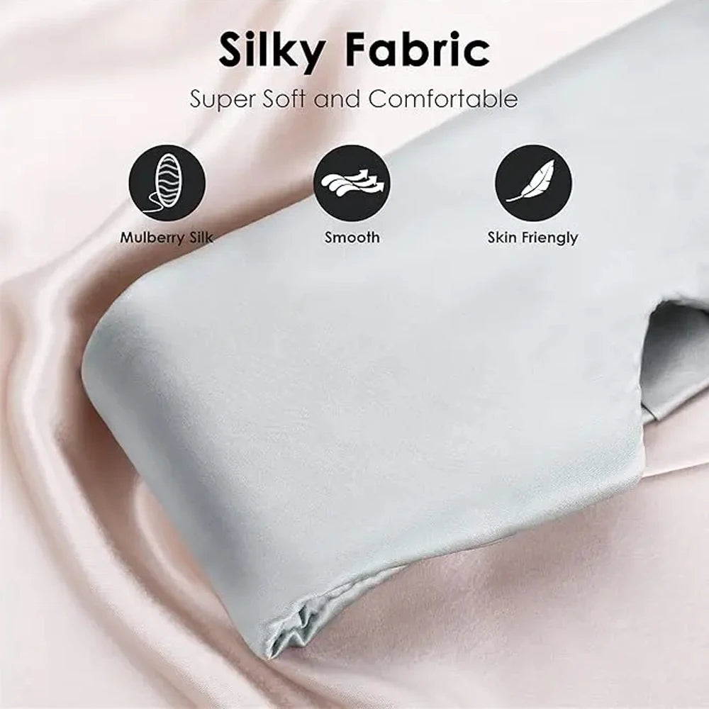 Mulberry Silk Sleeping Mask – Soft Padded Eyepatch for Travel & Sleep
