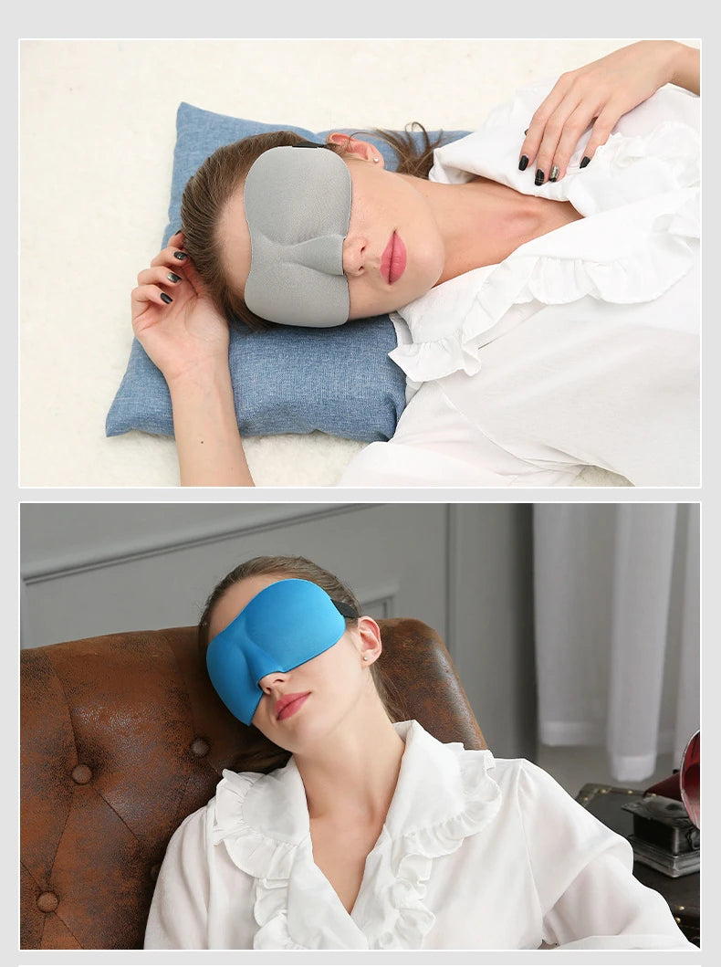 3D Sleeping Mask Soft Padded Eyeshade