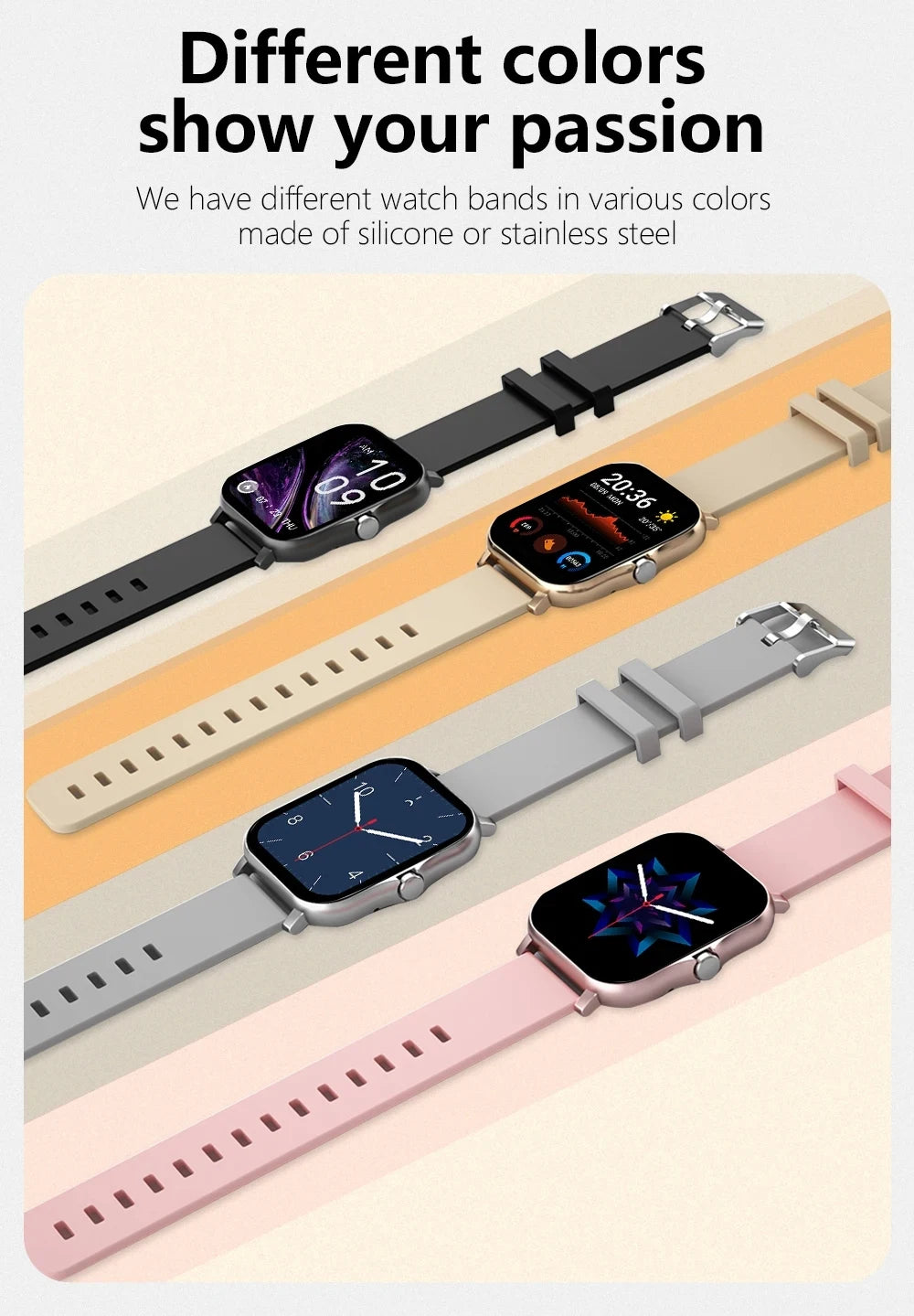 2025 Smart Watch 2.01” AMOLED Full Touch Screen