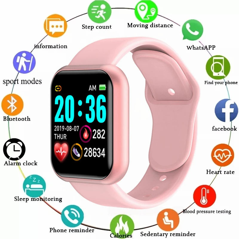 Y68 D20 Multifunctional Smartwatch