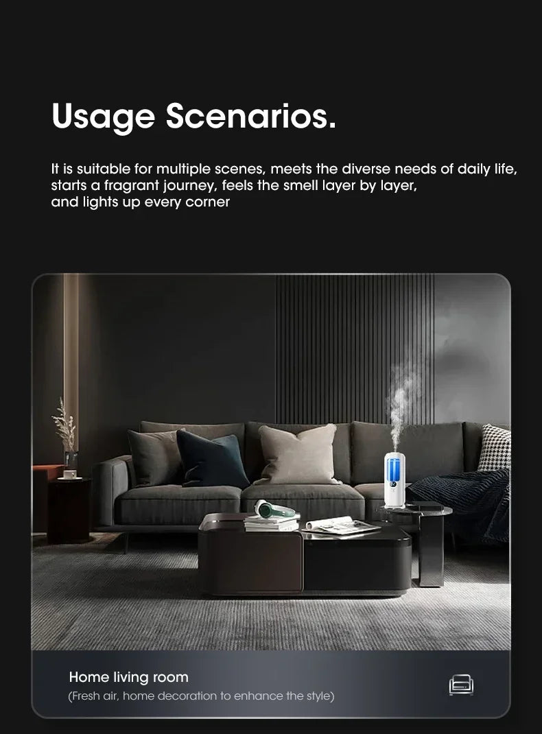 Rechargeable Essential Oil Diffuser – 5 Mode Aroma Diffuser for Home, Car, or Room Fragrance