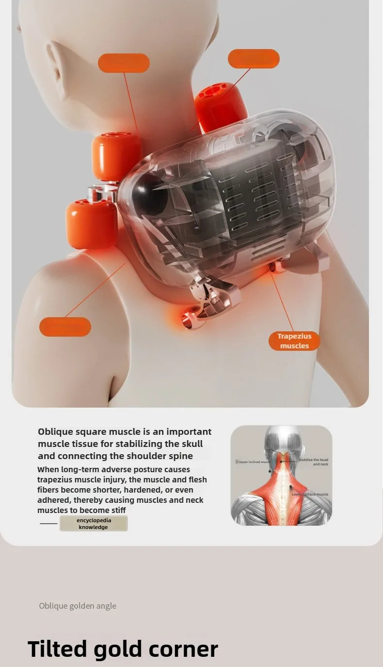 Wireless Shiatsu Massage Pillow with Heat