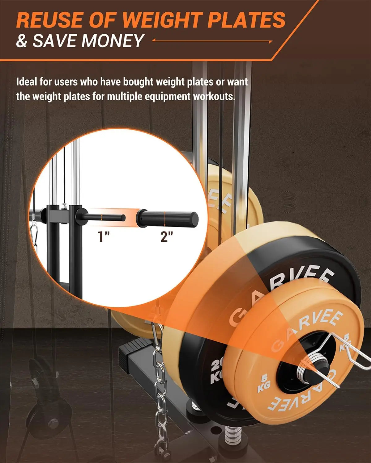 Home Gym Machine with Pulley & Leg Press