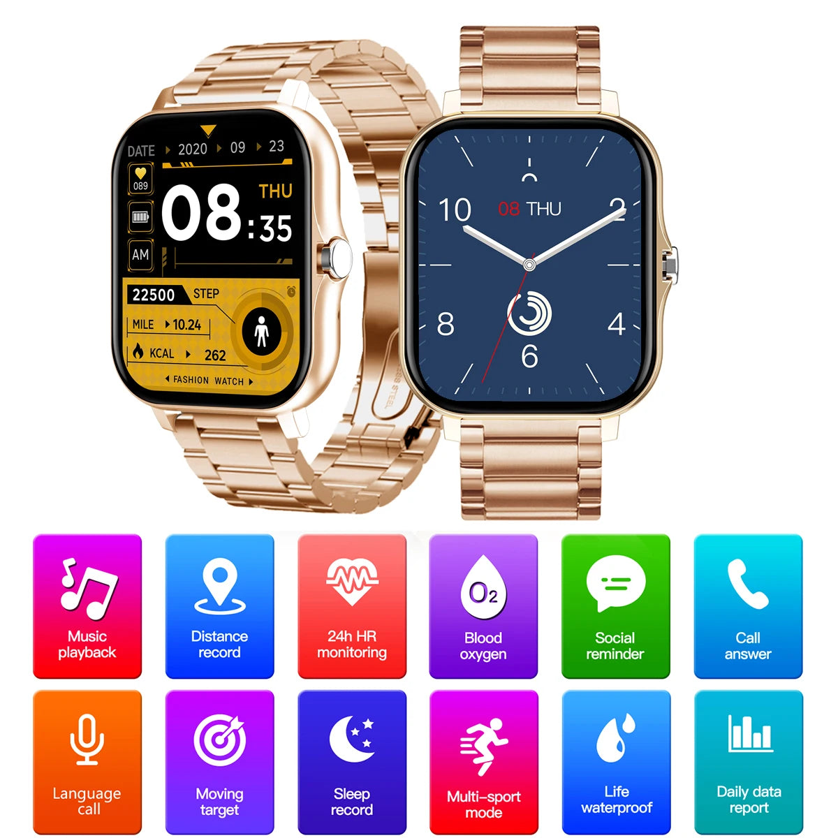 2025 Smart Watch 2.01” AMOLED Full Touch Screen