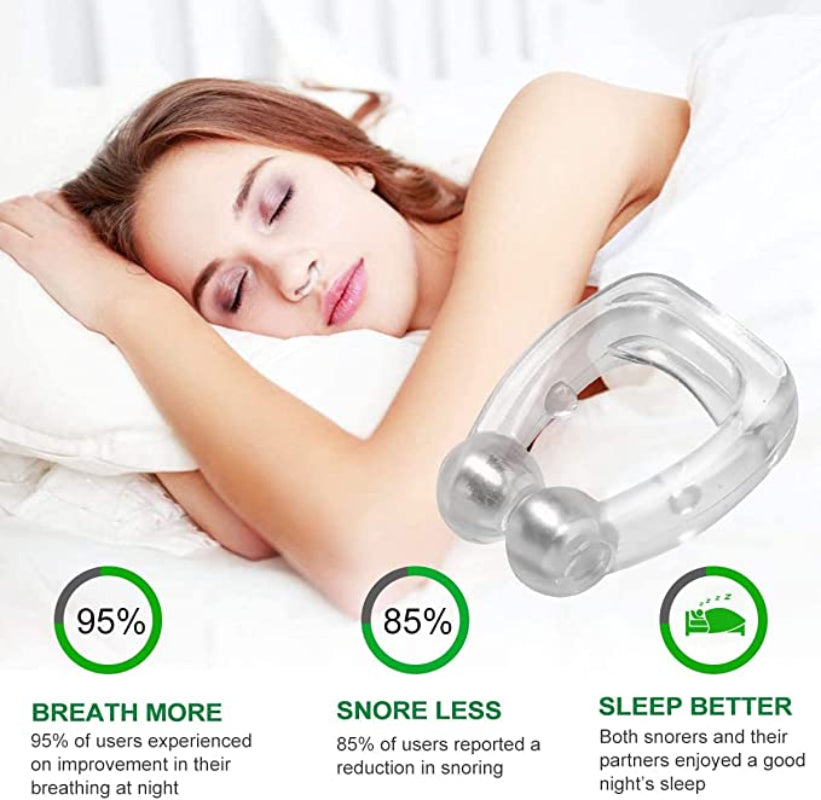 Magnetic Silicone Anti-Snoring Nose Clip