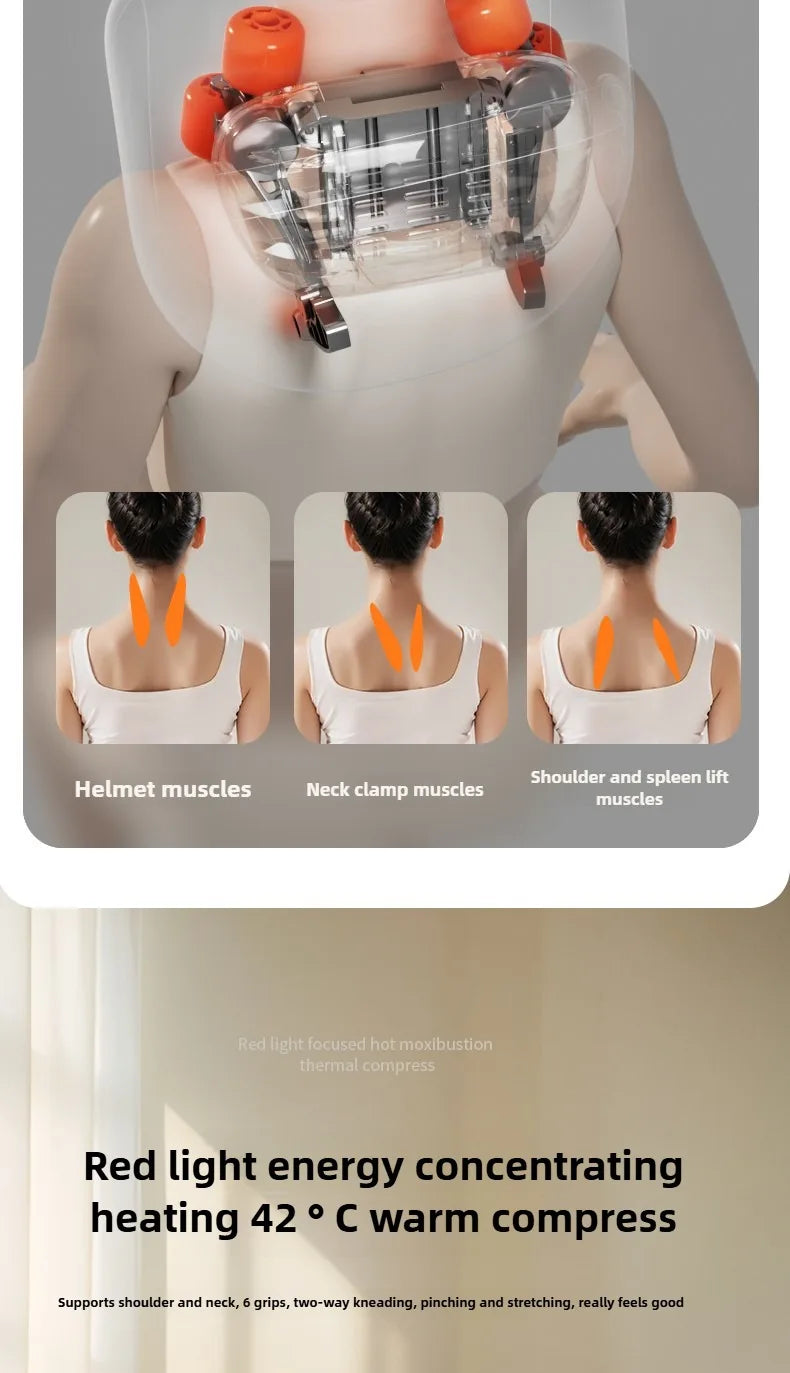 Wireless Shiatsu Massage Pillow with Heat