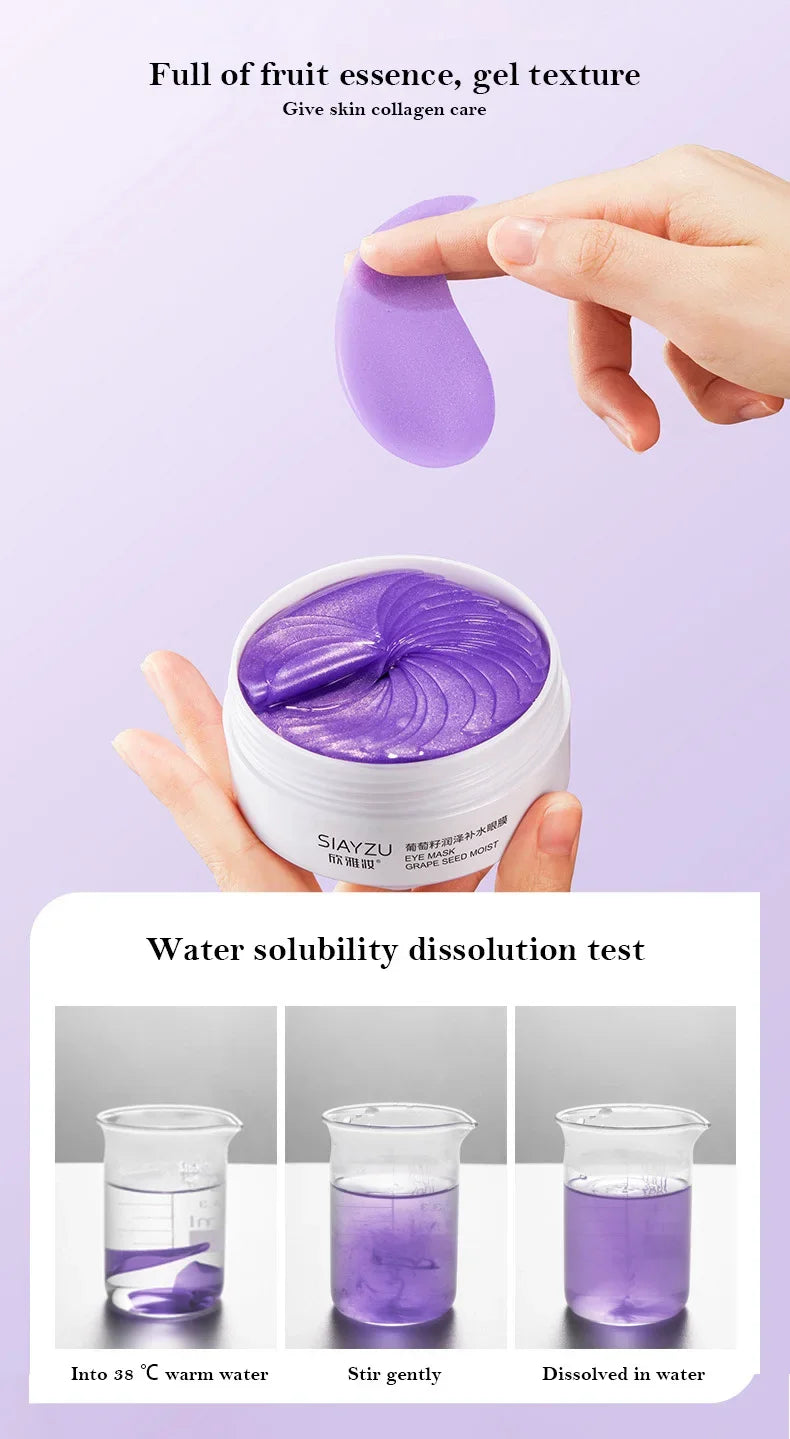 Grape Collagen Anti-Aging Eye Mask (60pcs)