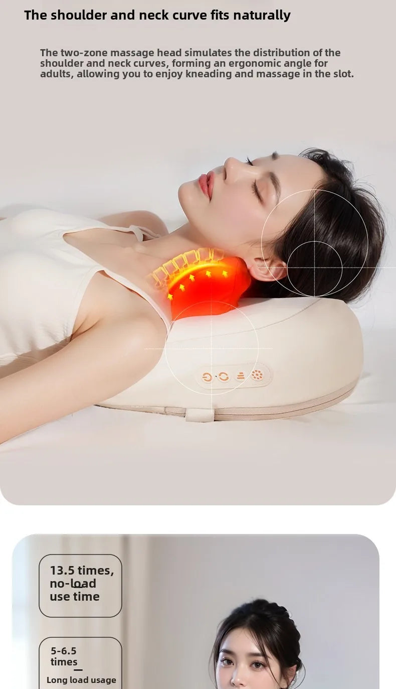 Wireless Shiatsu Massage Pillow with Heat