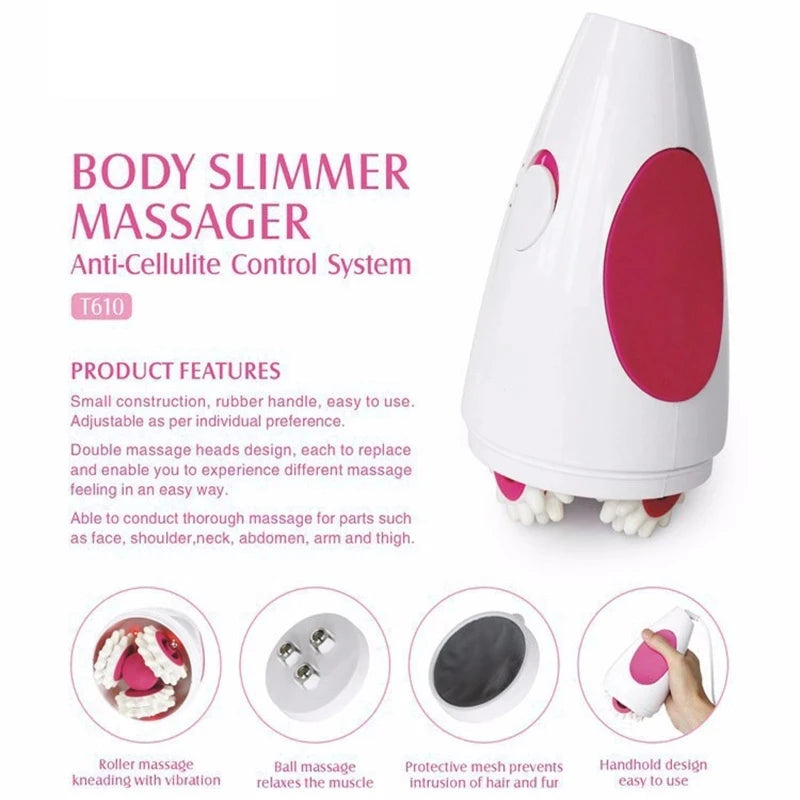 Infrared Anti-Cellulite Electric Body Massager – 3D Roller Slimming & Muscle Relaxation Device