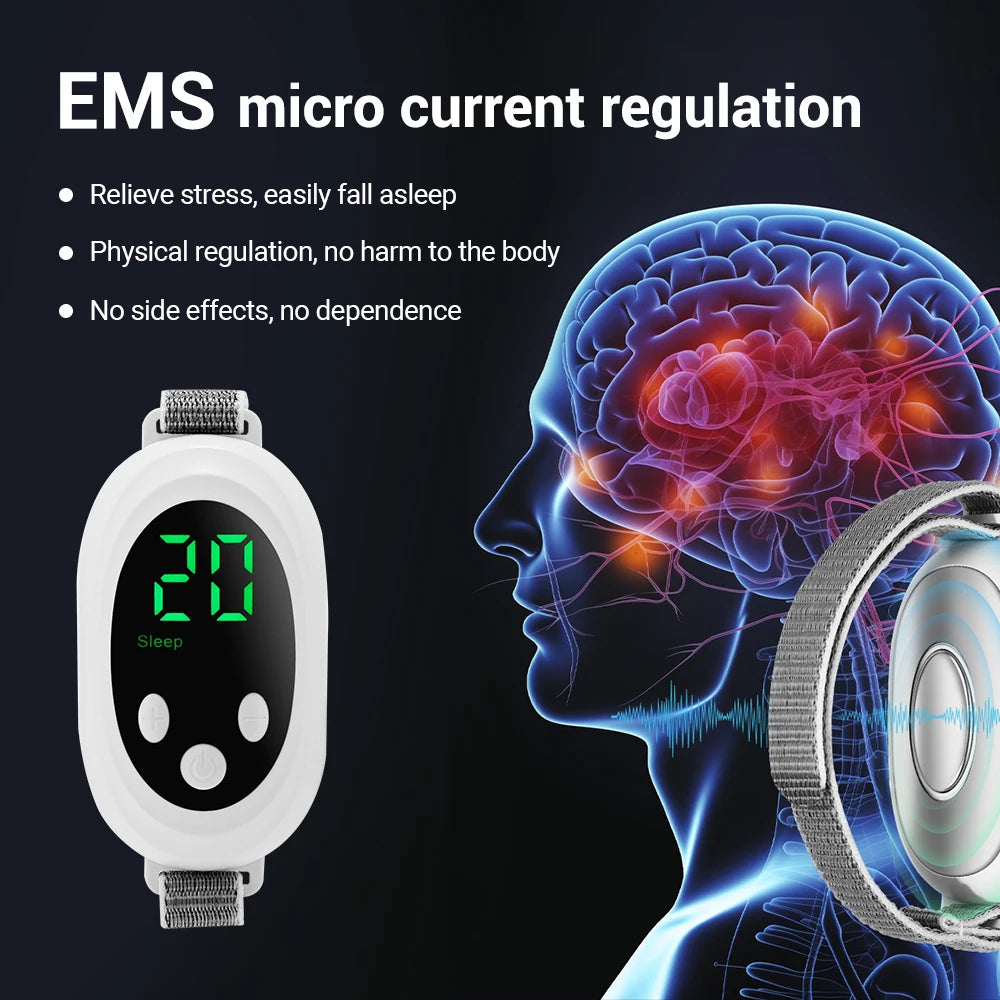 Microcurrent EMS Sleep Aid Device
