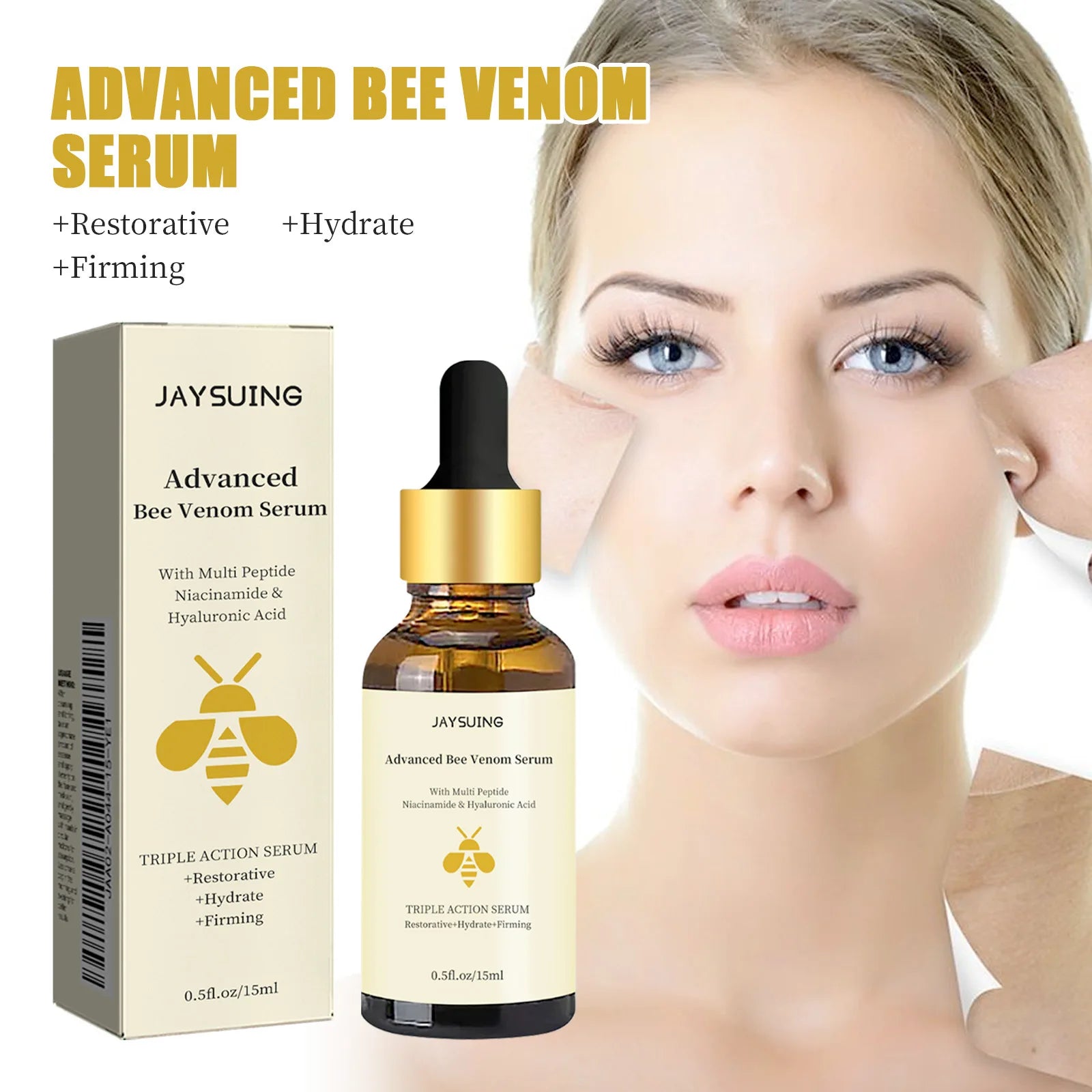 Bee Venom Facial Serum with Hyaluronic Acid
