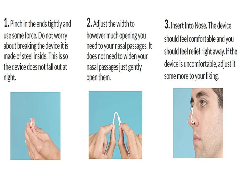 Silicone Nasal Dilator Anti-Snoring Clip