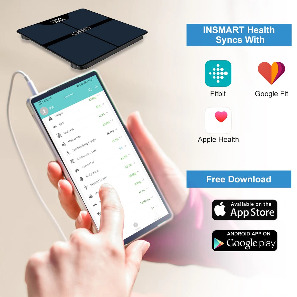 INSMART Smart Digital Body Weight Scale