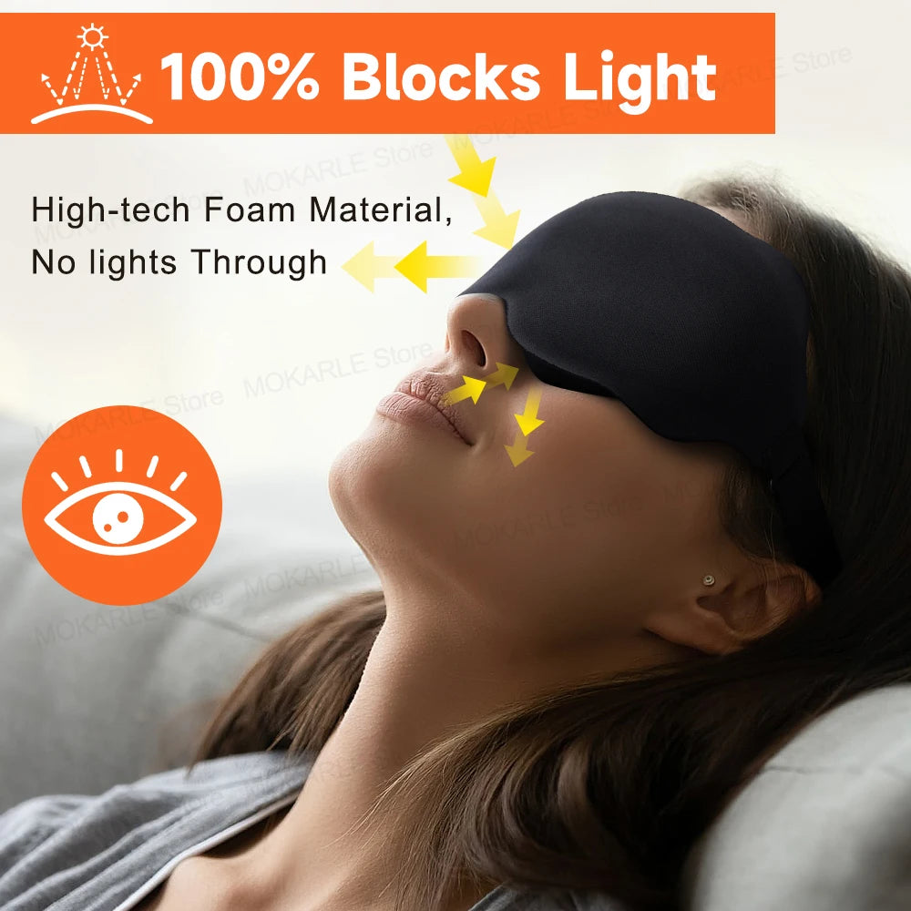 3D Sleeping Mask – Breathable Eye Mask for Travel & Home