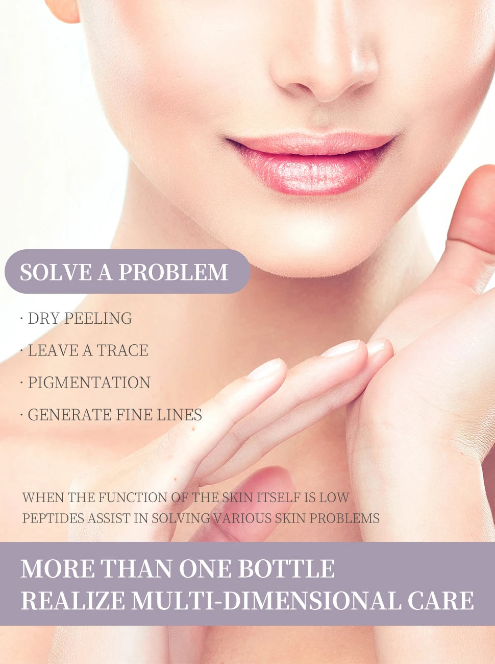 6 Peptide Essence Facial Skincare Set with Collagen