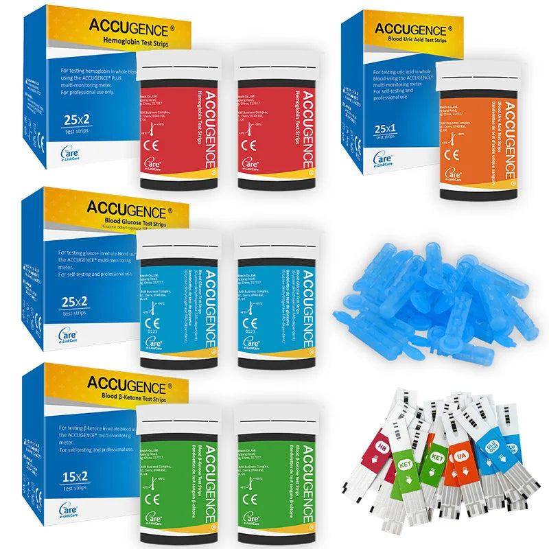 4-in-1 Blood Test Strips for PM800 Meter