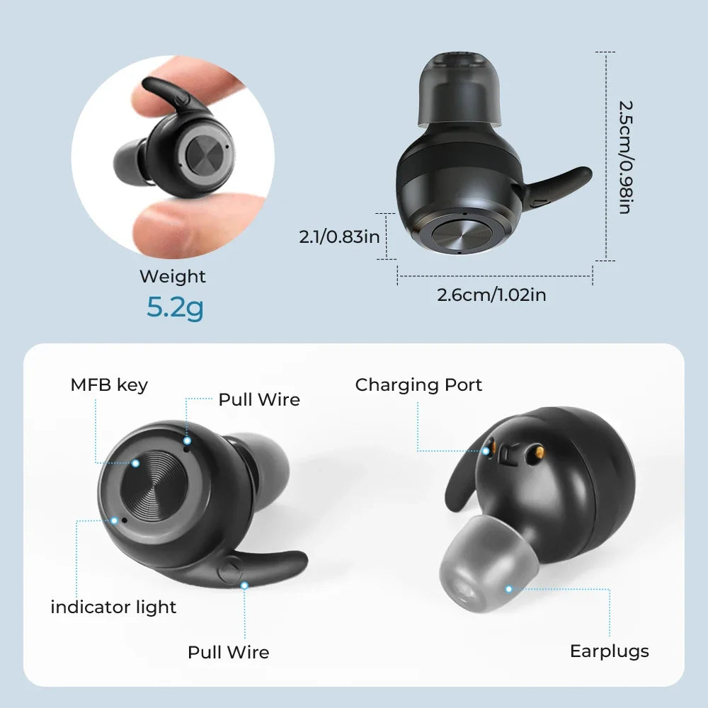 Rechargeable Bluetooth Hearing Aid Device
