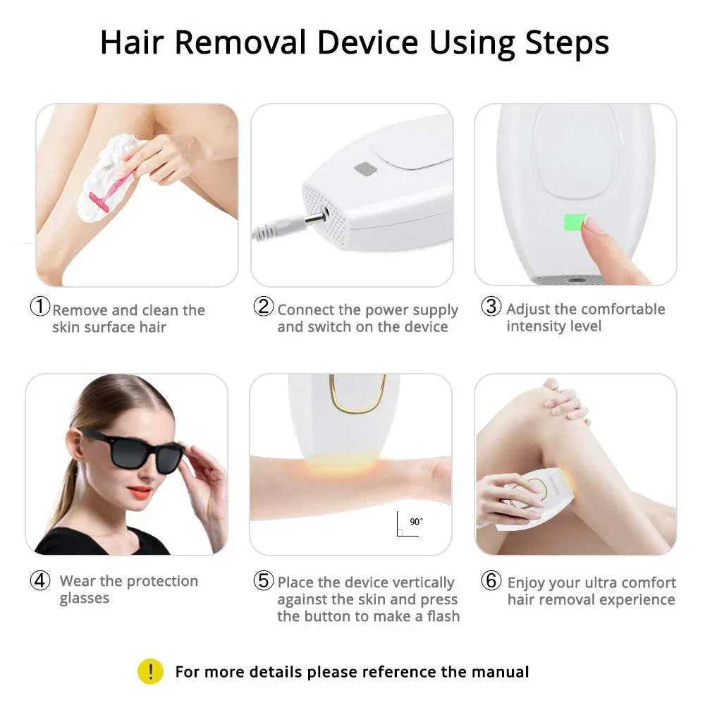 IPL Hair Removal Device 500,000 Flashes