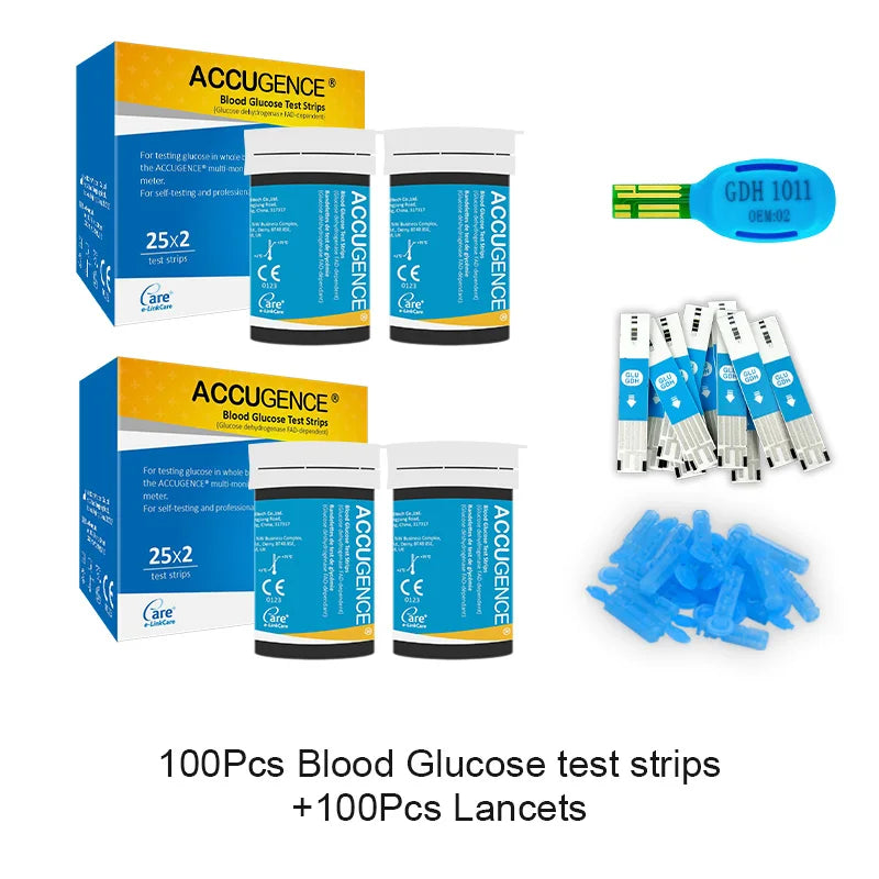 4-in-1 Blood Test Strips for PM800 Meter