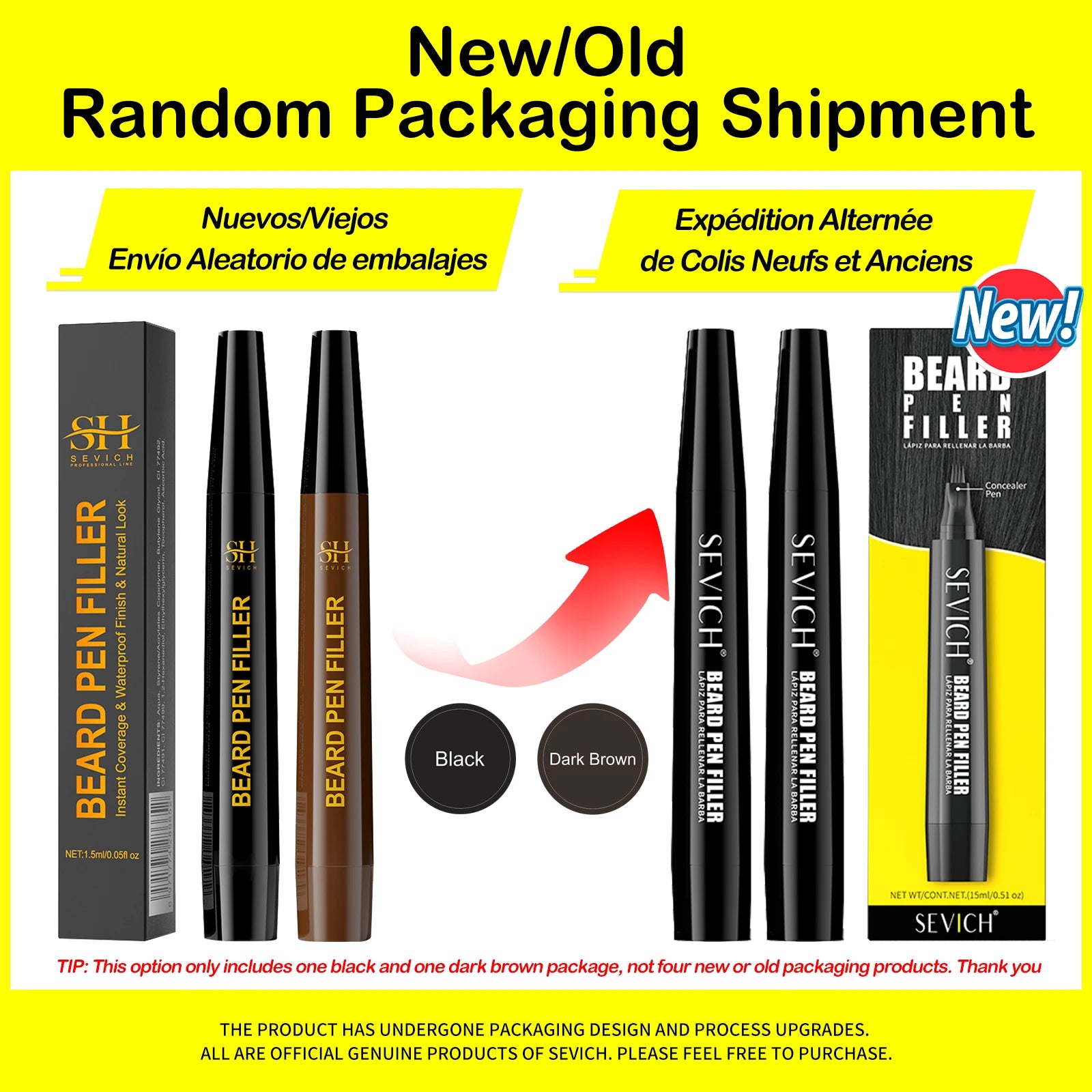 Waterproof Beard Filler Pen for Men