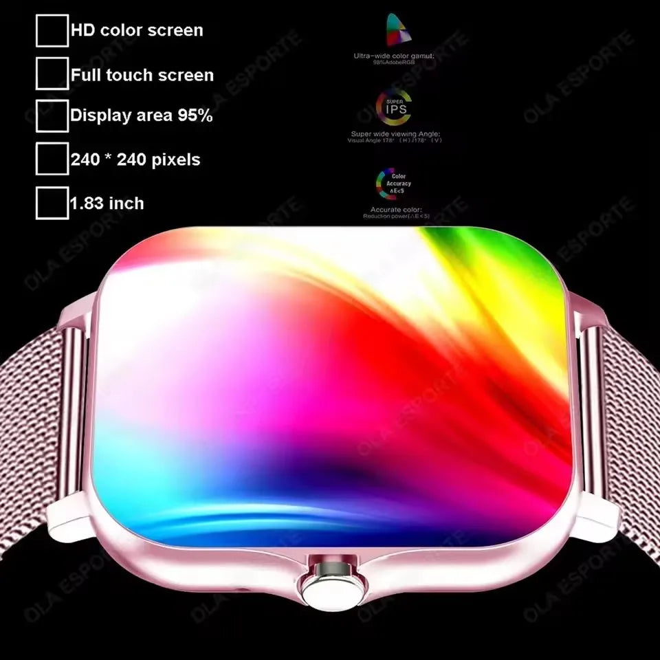 2025 Smart Watch 2.01” AMOLED Full Touch Screen