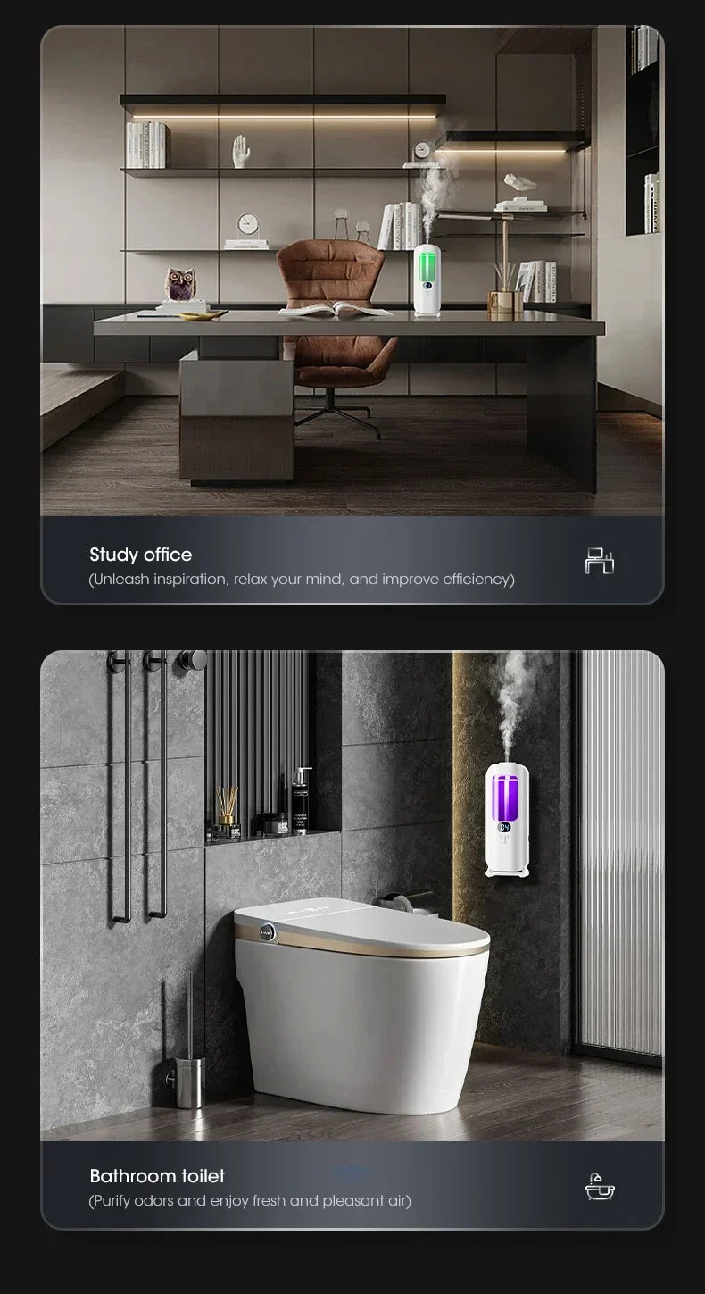 Rechargeable Essential Oil Diffuser – 5 Mode Aroma Diffuser for Home, Car, or Room Fragrance