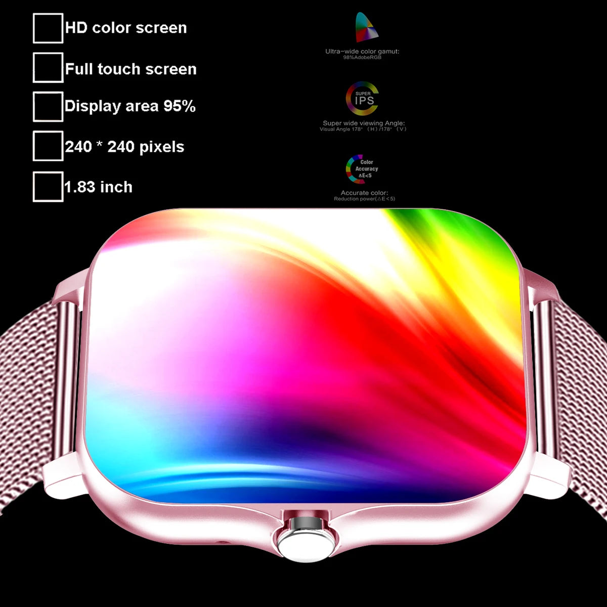 2025 Smart Watch 2.01” AMOLED Full Touch Screen