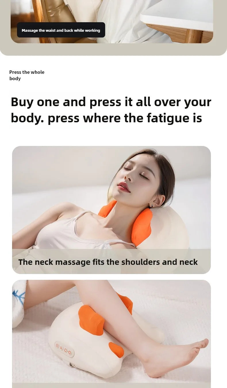 Wireless Shiatsu Massage Pillow with Heat