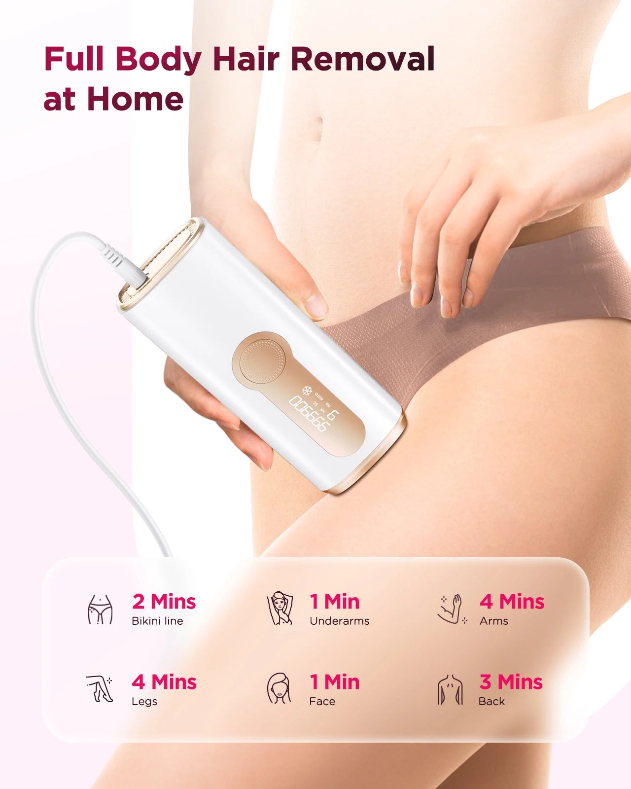 IPL Hair Removal Device 990,000 Flashes