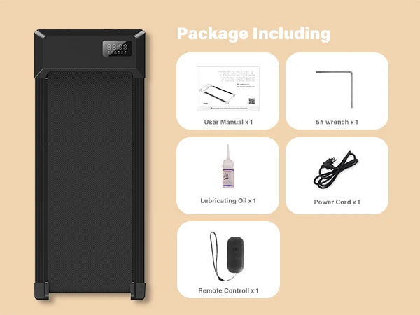 2.5HP 2-in-1 Treadmill Walking Pad (300lbs)