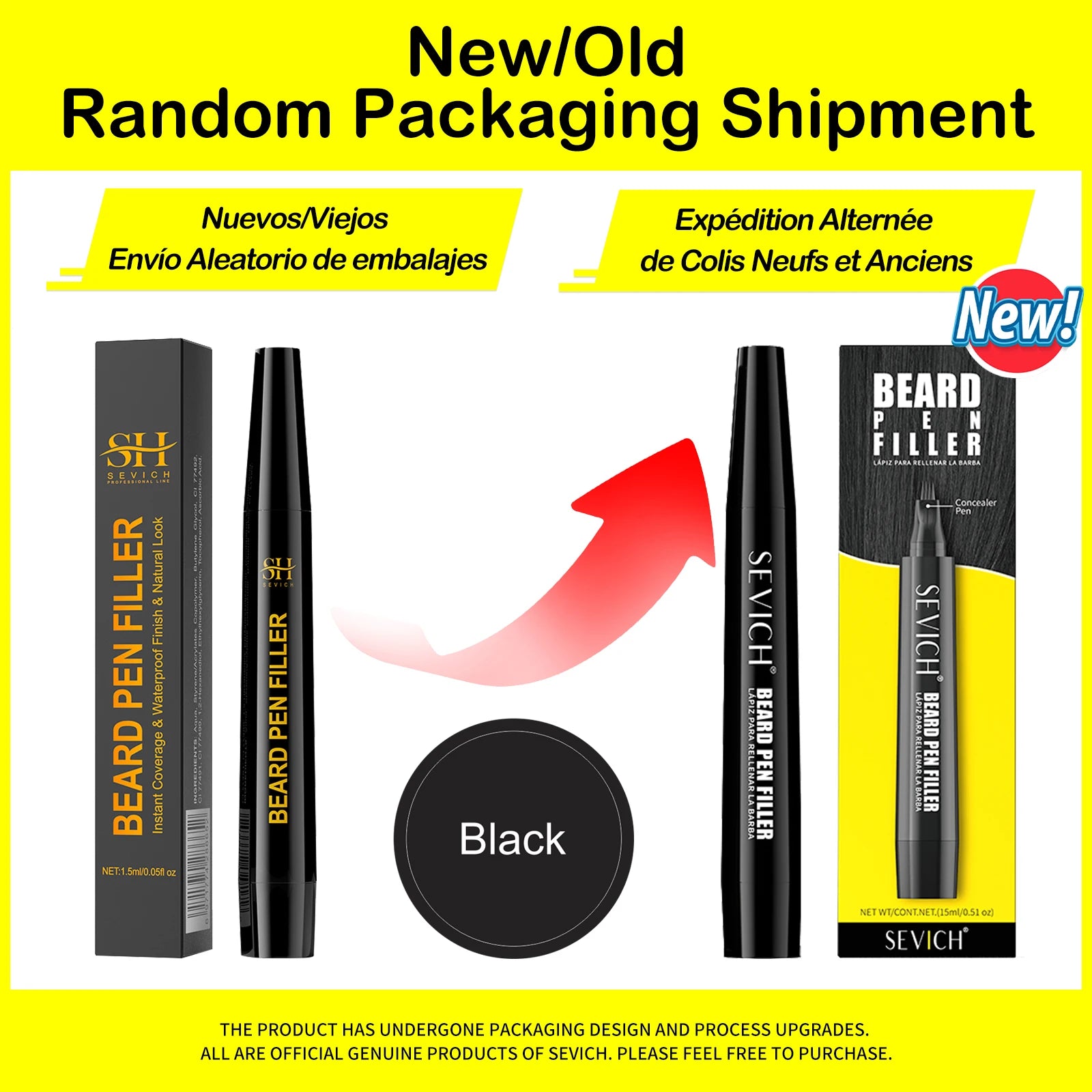 Waterproof Beard Filler Pen for Men