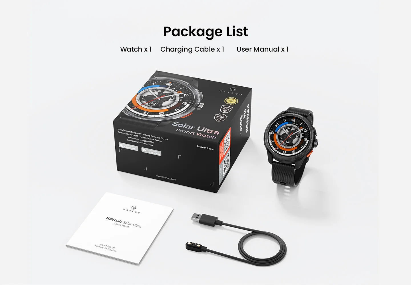 HAYLOU Solar Ultra GPS Smartwatch