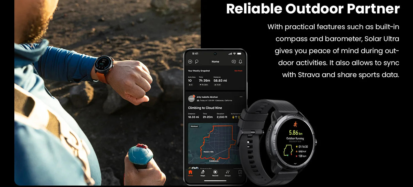 HAYLOU Solar Ultra GPS Smartwatch