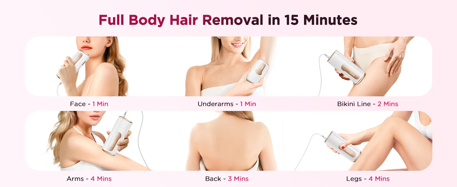 IPL Hair Removal Device 990,000 Flashes