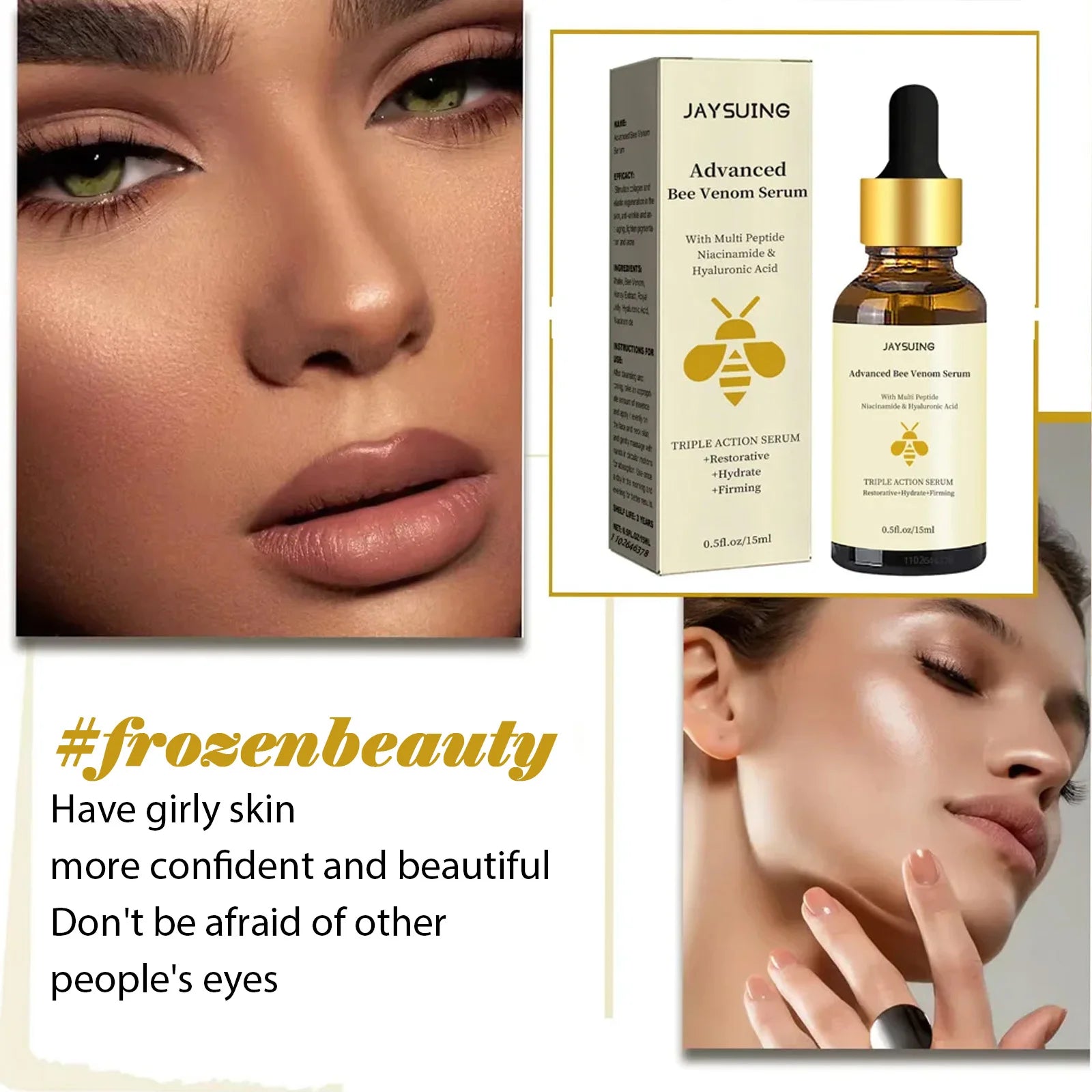 Bee Venom Facial Serum with Hyaluronic Acid