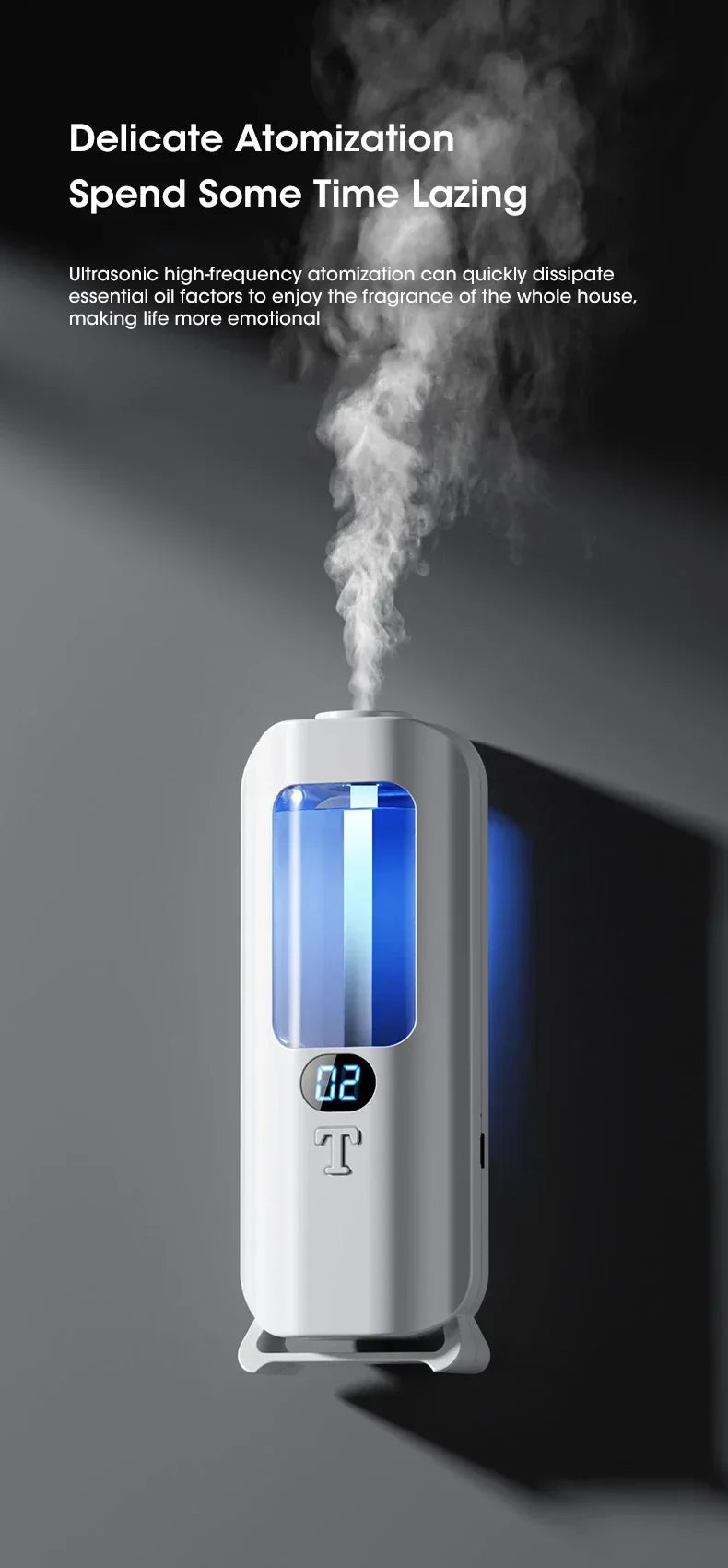 Rechargeable Essential Oil Diffuser – 5 Mode Aroma Diffuser for Home, Car, or Room Fragrance