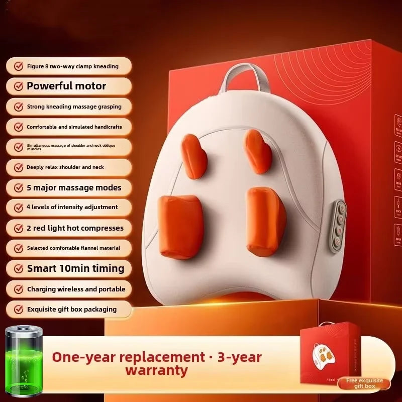 Wireless Shiatsu Massage Pillow with Heat