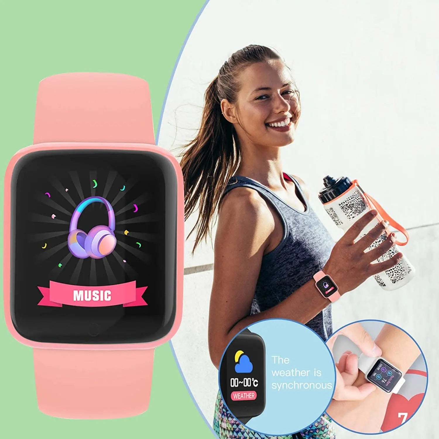 Y68 D20 Multifunctional Smartwatch