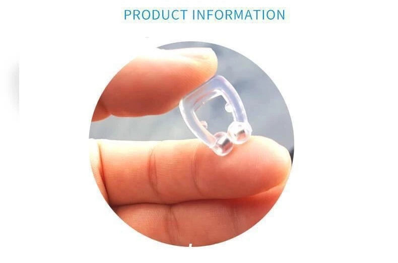 Magnetic Silicone Anti-Snoring Nose Clip