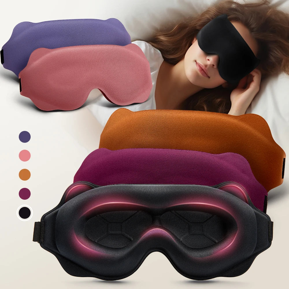 3D Sleeping Mask – Breathable Eye Mask for Travel & Home