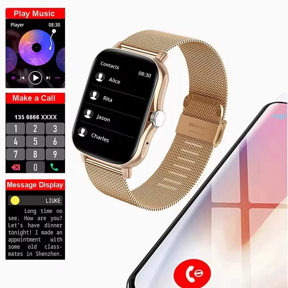 2025 Smart Watch 2.01” AMOLED Full Touch Screen