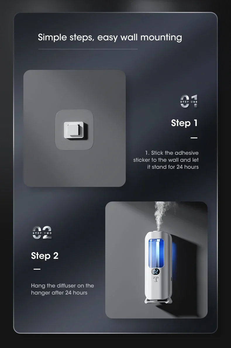 Rechargeable Essential Oil Diffuser – 5 Mode Aroma Diffuser for Home, Car, or Room Fragrance