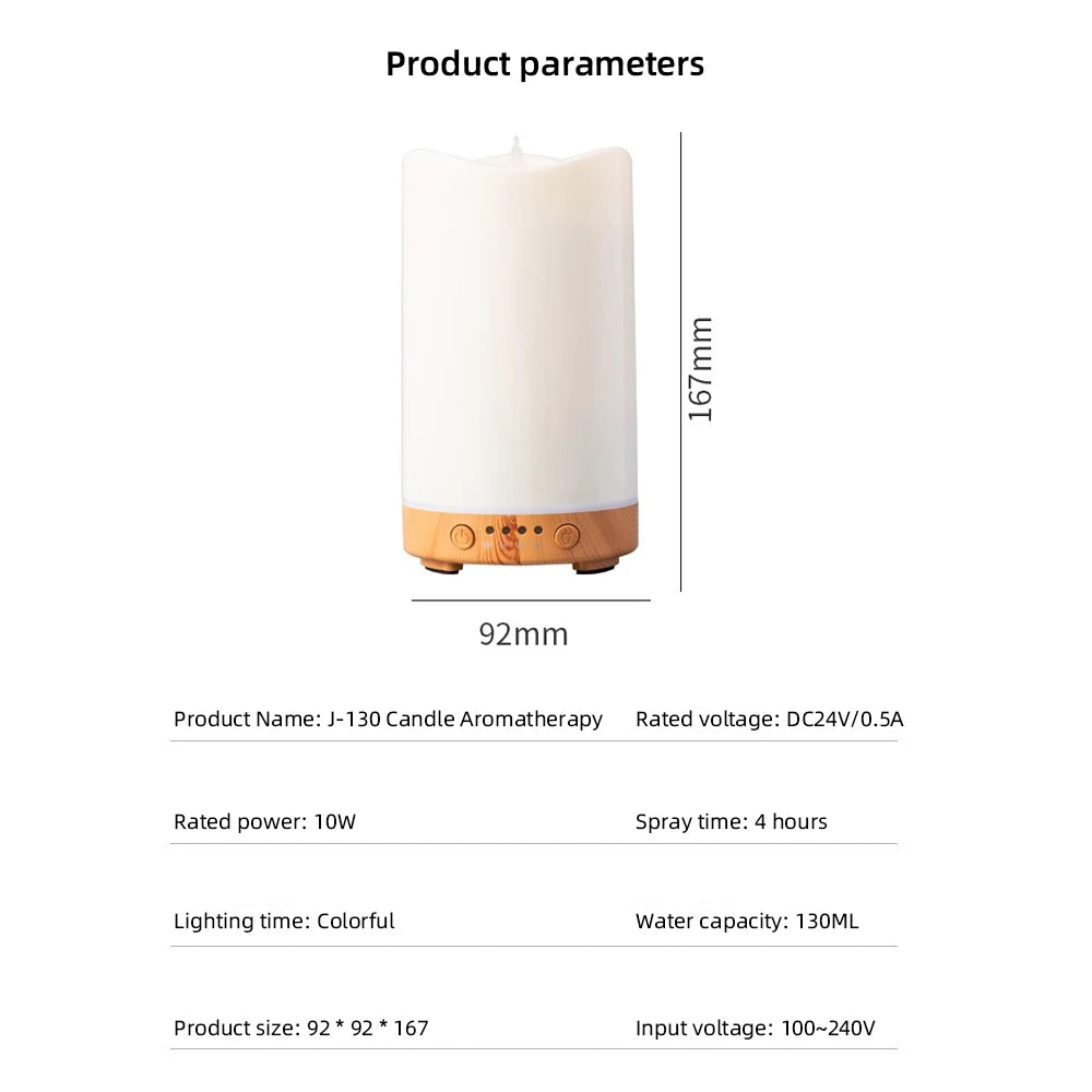 7-Color LED Humidifier & Aromatherapy Diffuser