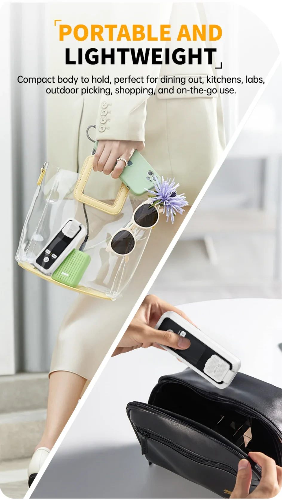 FNIRSI JBM-10/20 Intelligent Sugar Tester – High Precision Fruit Sweetness & Glucose Meter Tool