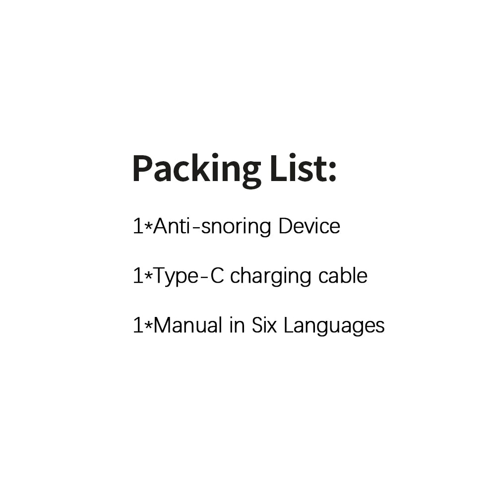 USB Rechargeable Anti-Snoring Device