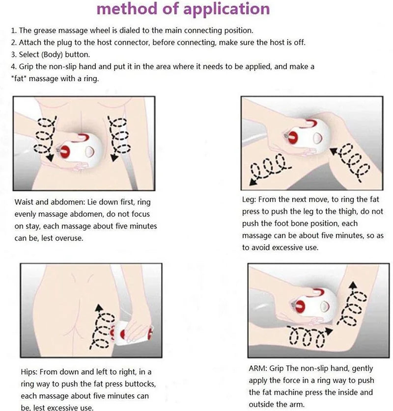 Infrared Anti-Cellulite Electric Body Massager – 3D Roller Slimming & Muscle Relaxation Device